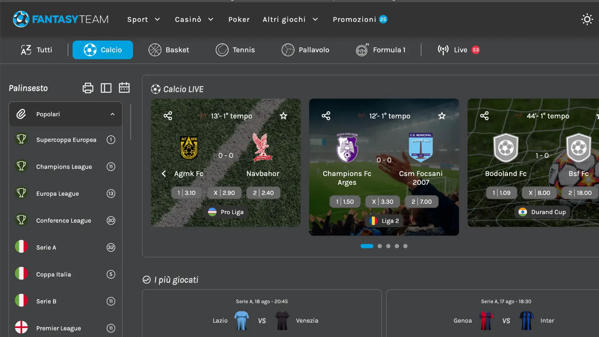 FantasyTeam Recensione